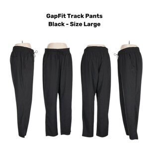 GapFit Black Track Pants / Joggers (Large)